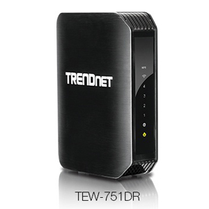 foto Router inalámbrico de banda dual de TRENDnet®.